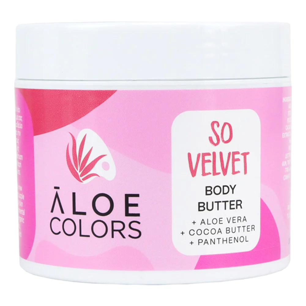 Aloe Colors So Velvet Body Butter Πλούσια Ενυδάτωση με Άρωμα Πούδρας, 200ml Aloe Colors So Velvet Body Butter Πλούσια Ενυδάτωση με Άρωμα Πούδρας, 200ml