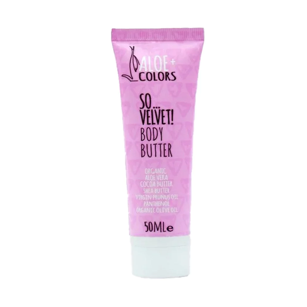 Aloe Colors So Velvet! Body Butter Πλούσια Ενυδάτωση με Άρωμα Πούδρας, 50ml Aloe Colors So Velvet! Body Butter Πλούσια Ενυδάτωση με Άρωμα Πούδρας, 50ml