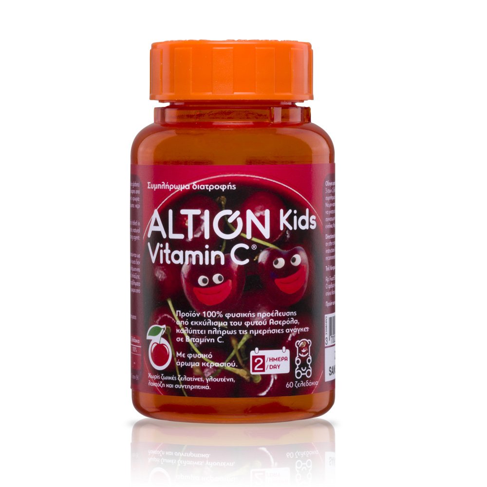 Altion Kids Vitamin C, 60 μασώμενες ταμπλέτες