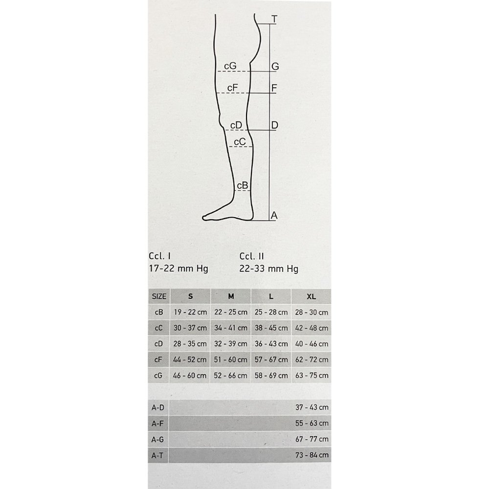 Anatomic Line 6330 Κάλτσα Κάτω Γόνατος με Κλειστά Δάχτυλα Class ΙI 22-33 mm Hg Χρώμα Μπέζ, 1 ζευγάρι