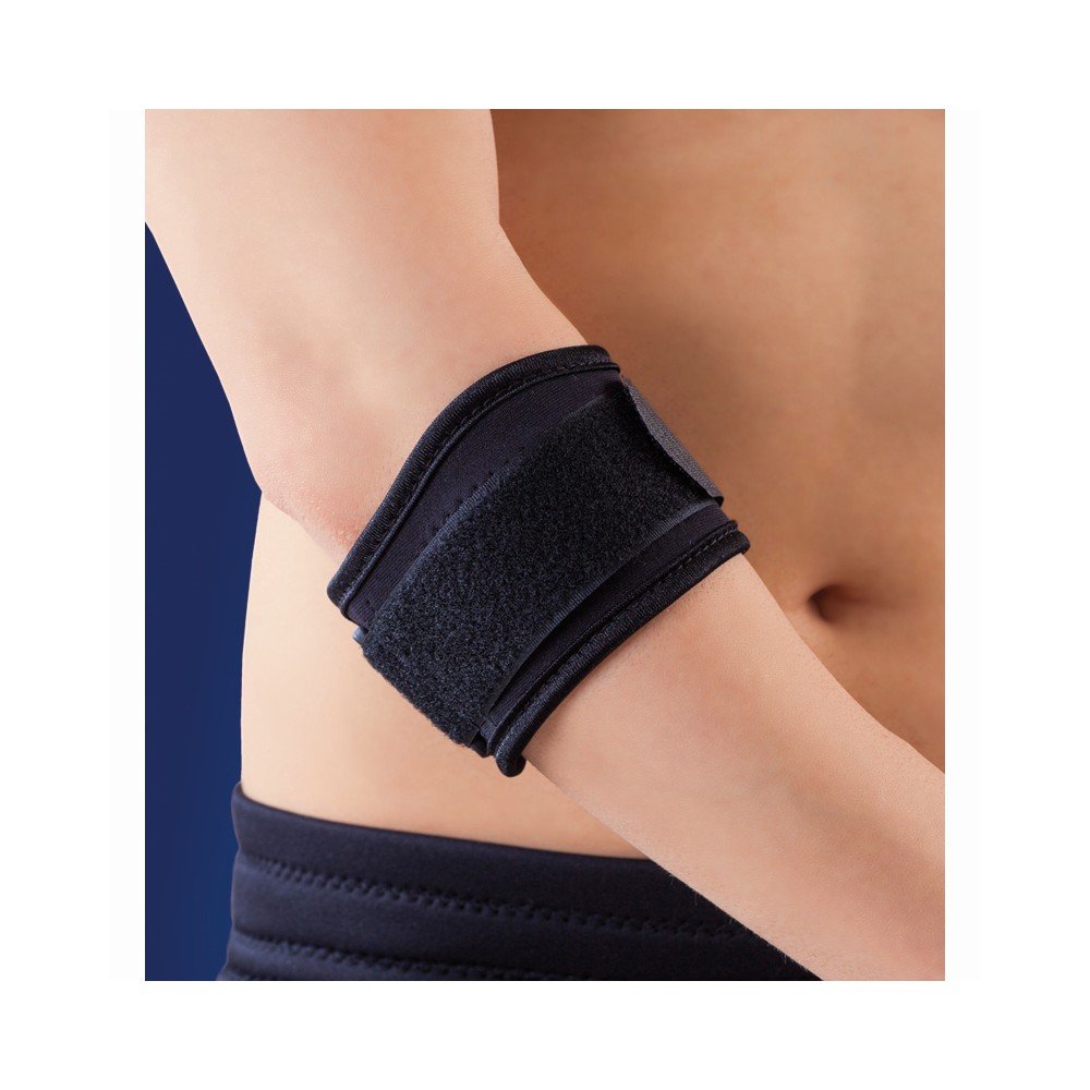 Anatomic Help Tennis Elbow Bandage silicon pad 0068 Δέστρα Επικονδυλίτιδας με Σιλικόνη Μαύρο One Size, 1τμχ