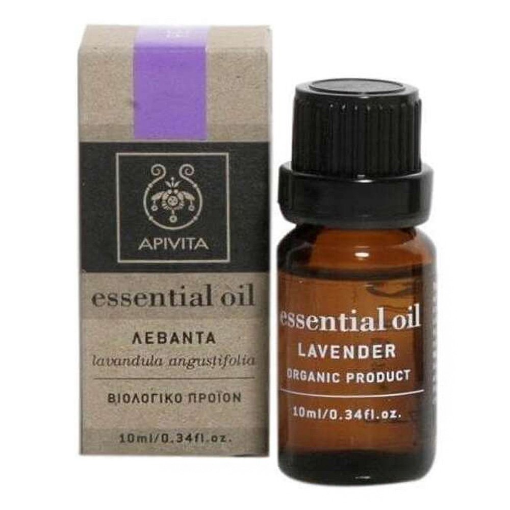 Apivita Essential Oil Lavender Αιθέριο έλαιο Λεβάντα, 10ml