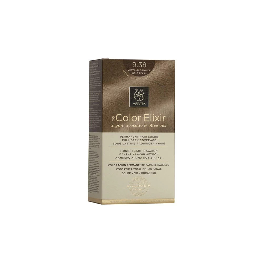 Apivita My Color Elixir 9.38 Ξανθό Πολύ Ανοιχτό Μελί Περλέ, 125ml Apivita My Color Elixir 9.38 Ξανθό Πολύ Ανοιχτό Μελί Περλέ, 125ml