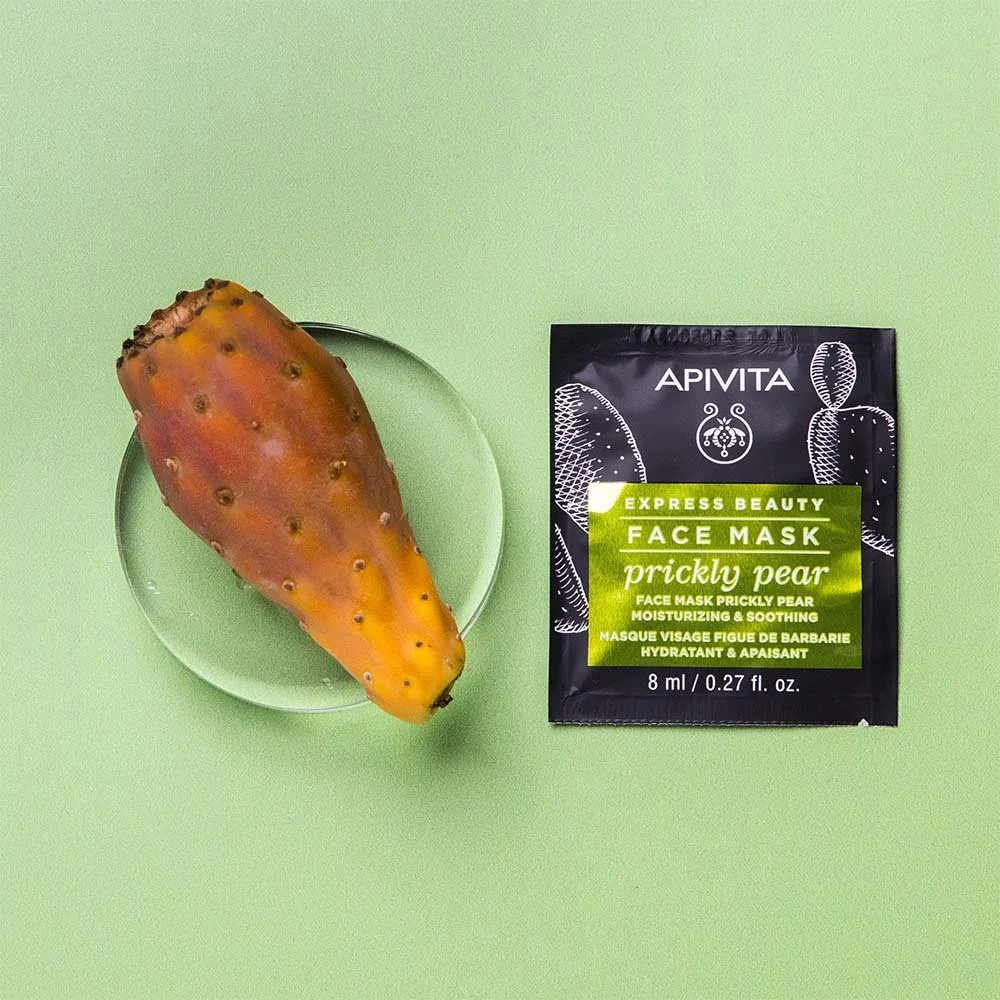 Apivita Express Beauty Μάσκα Προσώπου για Ενυδάτωση & Καταπράυνση με Φραγκόσυκο, 16ml Apivita Express Beauty Μάσκα Προσώπου για Ενυδάτωση & Καταπράυνση με Φραγκόσυκο, 16ml