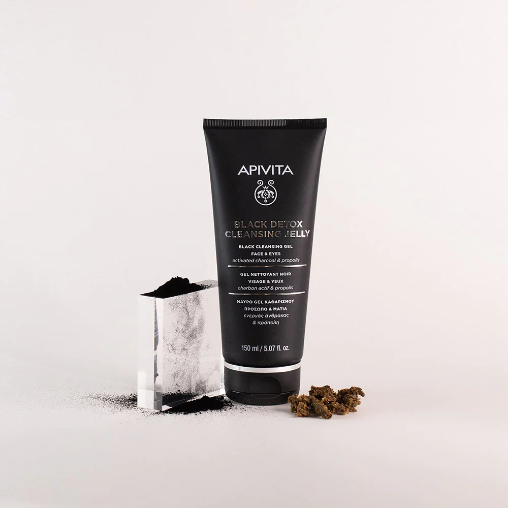 Apivita Cleansing Μαύρο Gel Καθαρισμού Πρόσωπο & Μάτια, 150ml Apivita Cleansing Μαύρο Gel Καθαρισμού Πρόσωπο & Μάτια, 150ml