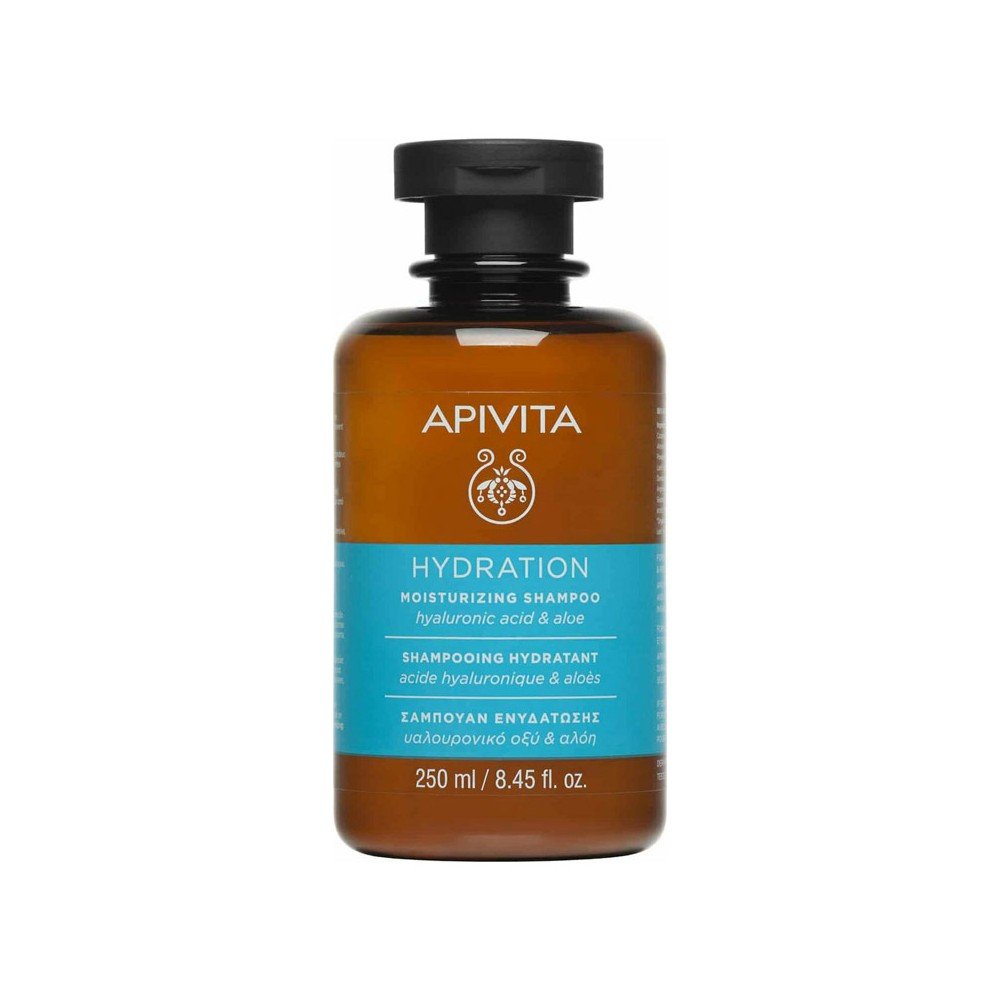 Apivita Hydration Hyaluronic Acid & Aloe Shampoo Σαμπουάν Ενυδάτωσης με Υαλουρονικό Οξύ & Αλόη 250ml