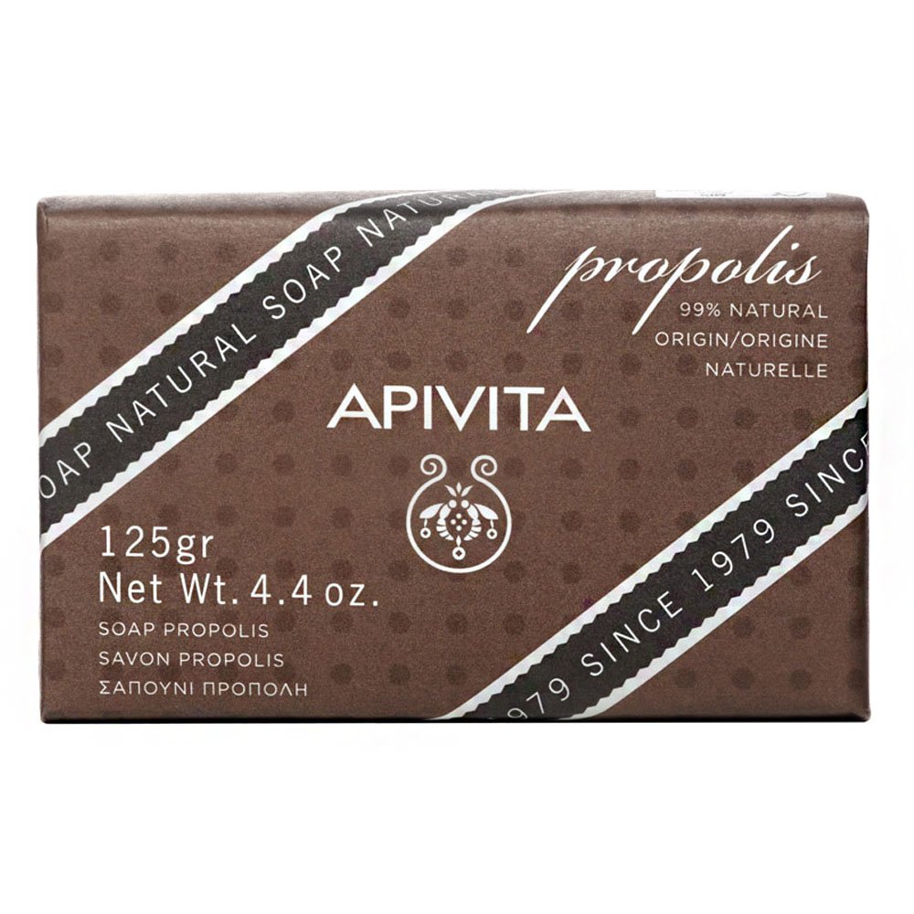 Apivita Natural Soap Σαπούνι με Πρόπολη για τις Λιπαρές Eπιδερμίδες, 125gr