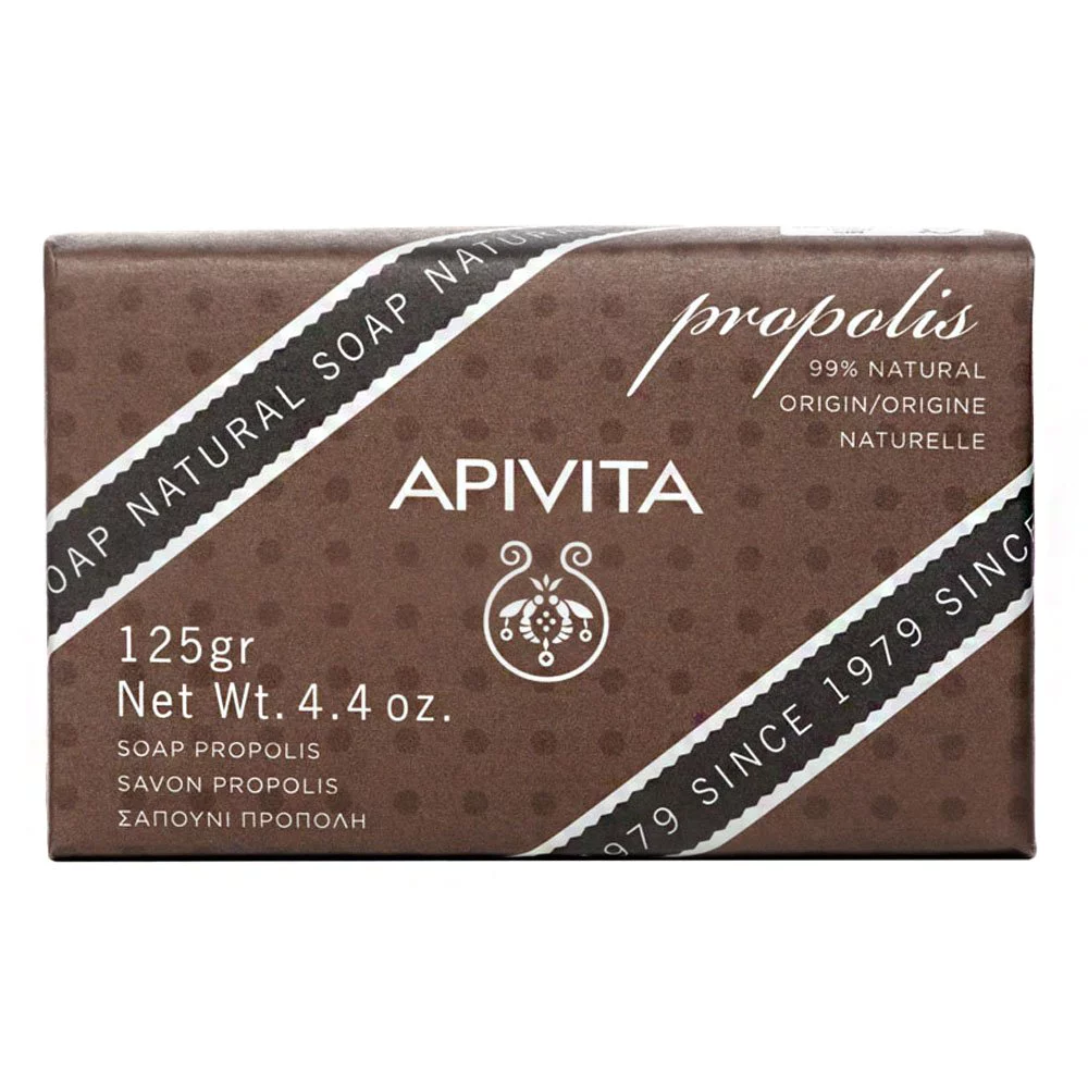 Apivita Natural Soap Σαπούνι με Πρόπολη για τις Λιπαρές Eπιδερμίδες, 125gr Apivita Natural Soap Σαπούνι με Πρόπολη για τις Λιπαρές Eπιδερμίδες, 125gr