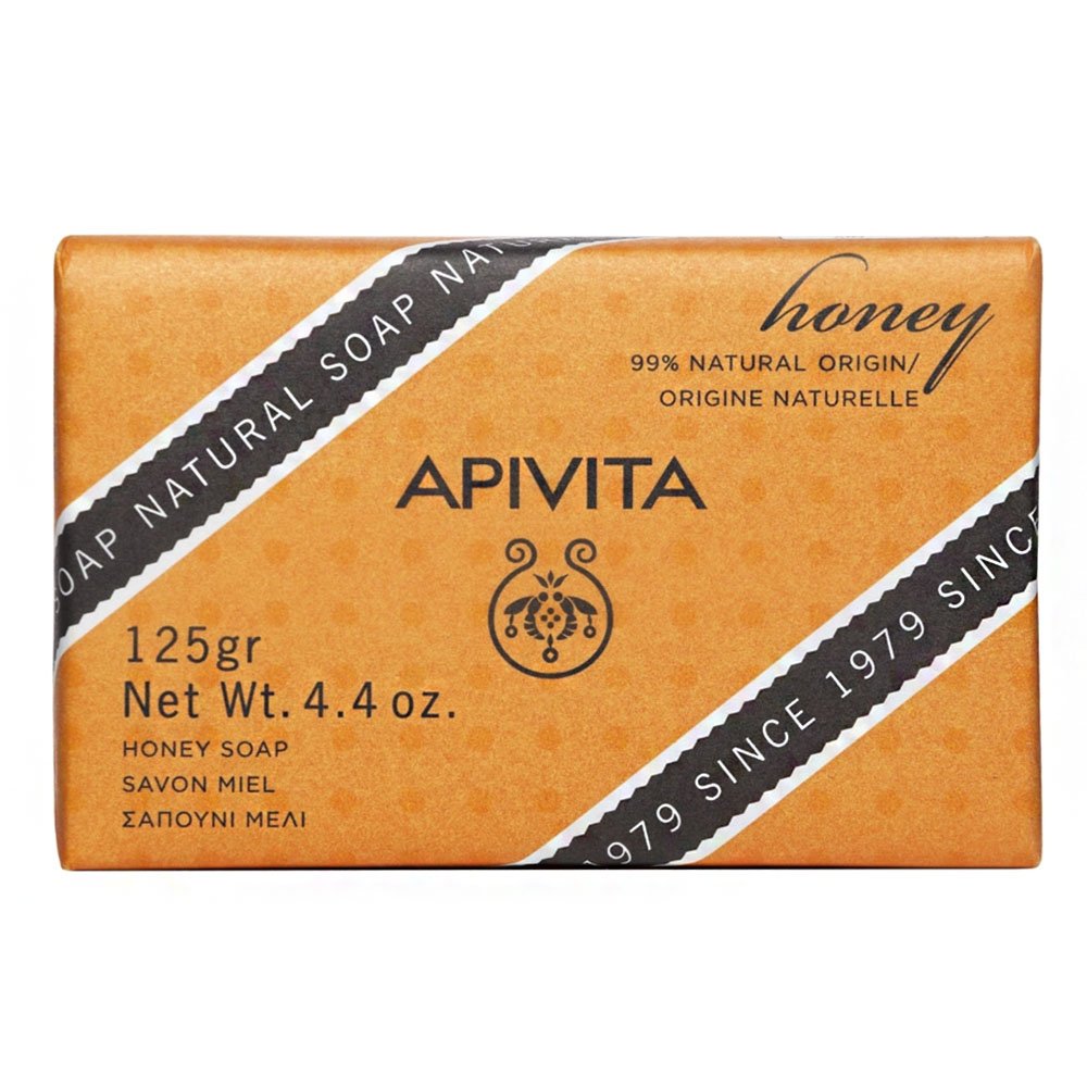 Apivita Natural Soap Σαπούνι με Μέλι για τις Ξηρές Επιδερμίδες, 125gr