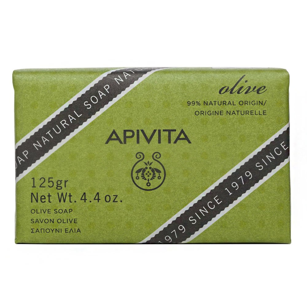 Apivita Natural Soap Σαπούνι με Ελιά για τις Ξηρές Επιδερμίδες,125gr