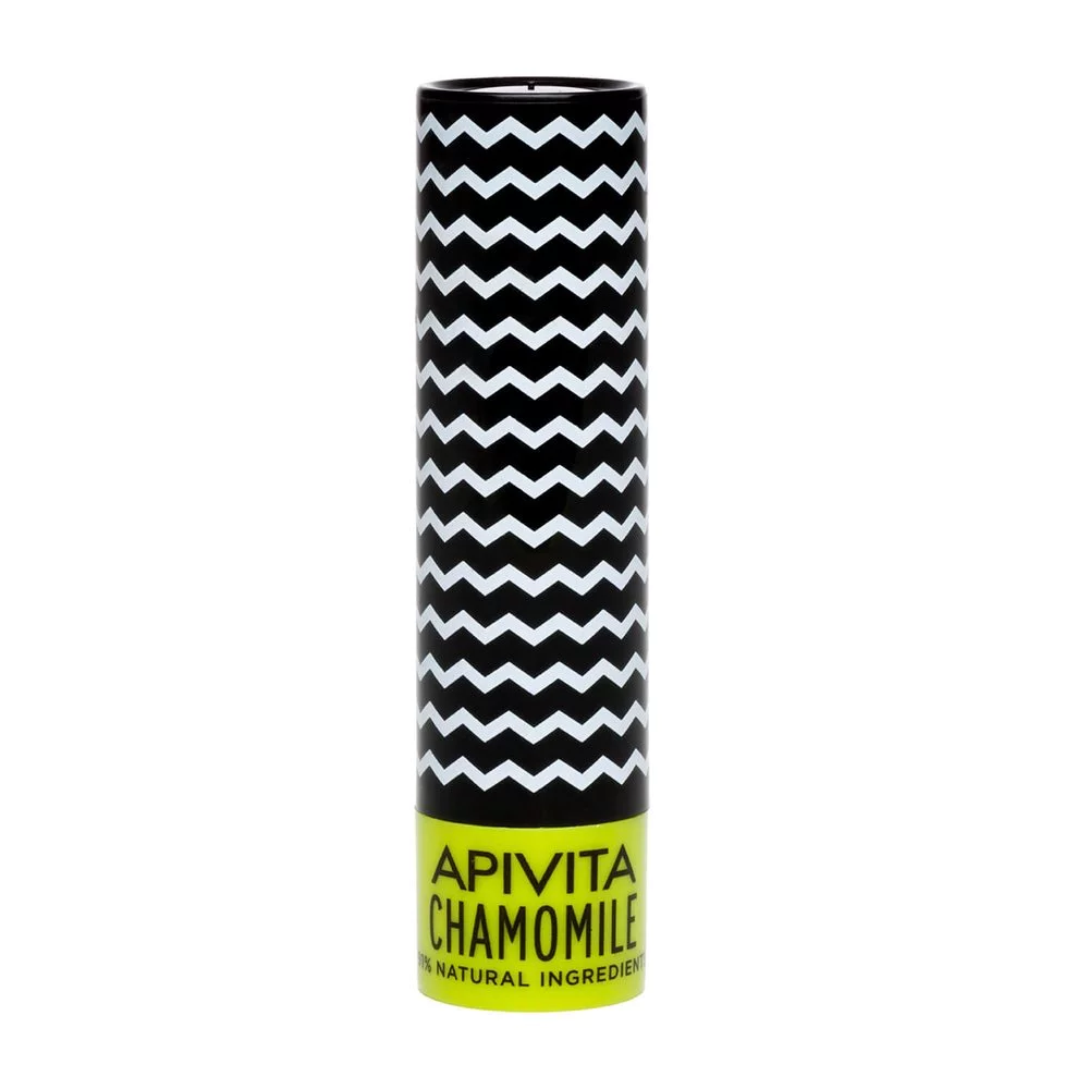 Apivita Lip Care Chamomile SPF15 Ενυδατικό & Καταπραϋντικό Στικ Χειλιών με Χαμομήλι, 4.4gr (5201279088309)