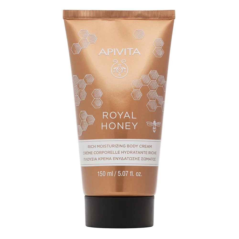 Apivita Royal Honey Rich Moisturizing Body Cream Πλούσια Κρέμα Ενυδάτωσης Σώματος, 150ml Apivita Royal Honey Rich Moisturizing Body Cream Πλούσια Κρέμα Ενυδάτωσης Σώματος, 150ml