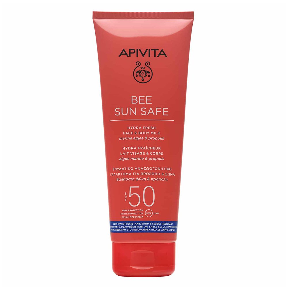 Apivita Bee Sun Safe Hydra Fresh SPF50 Αντηλιακό Γαλάκτωμα Για Πρόσωπο/Σώμα SPF50, 200ml