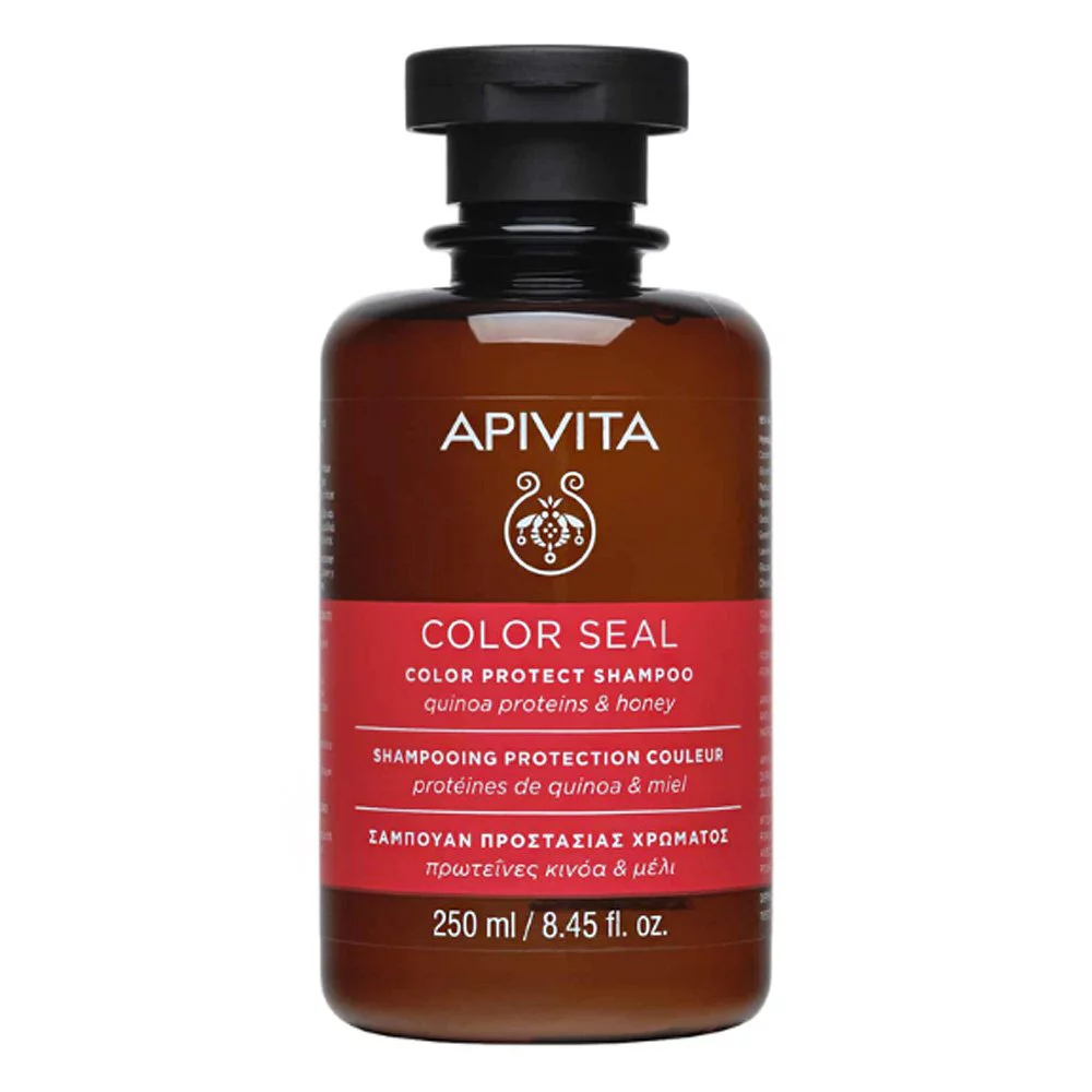 Apivita Color Seal Color Protect Shampoo Σαμπουάν Προστασίας Χρώματος Πρωτεΐνες Κινόα & Μέλι, 250ml Apivita Color Seal Color Protect Shampoo Σαμπουάν Προστασίας Χρώματος Πρωτεΐνες Κινόα & Μέλι, 250ml