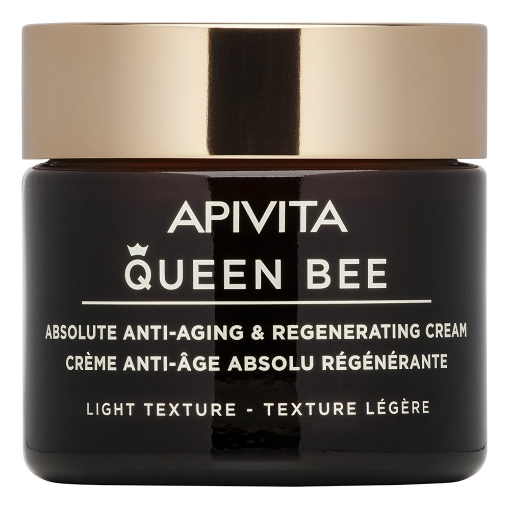 Apivita Queen Bee Absolute Anti Aging & Regenerating Light Texture Cream Κρέμα Απόλυτης Αντιγήρανσης & Αναγέννησης Ελαφριά Υφή, 50ml