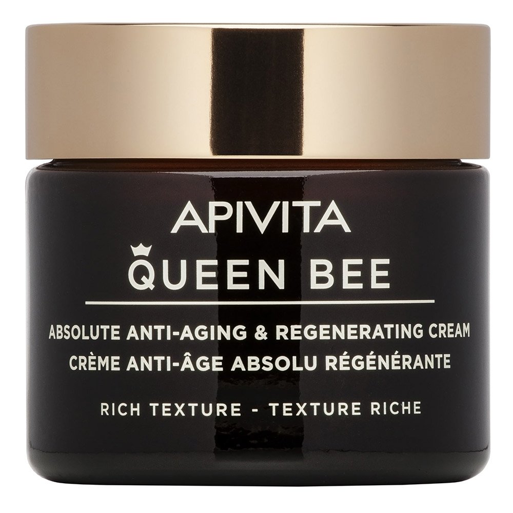 Apivita Queen Bee Absolute Anti- Aging & Regenarating Rich Cream Kρέμα Απόλυτης Αντιγήρανσης & Αναγέννησης Πλούσιας Υφής, 50ml