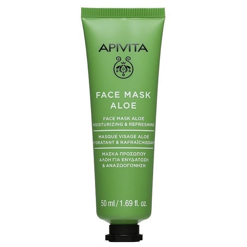 Apivita Face Mask with Aloe Μάσκα Ενυδάτωσης με Αλόη, 50ml