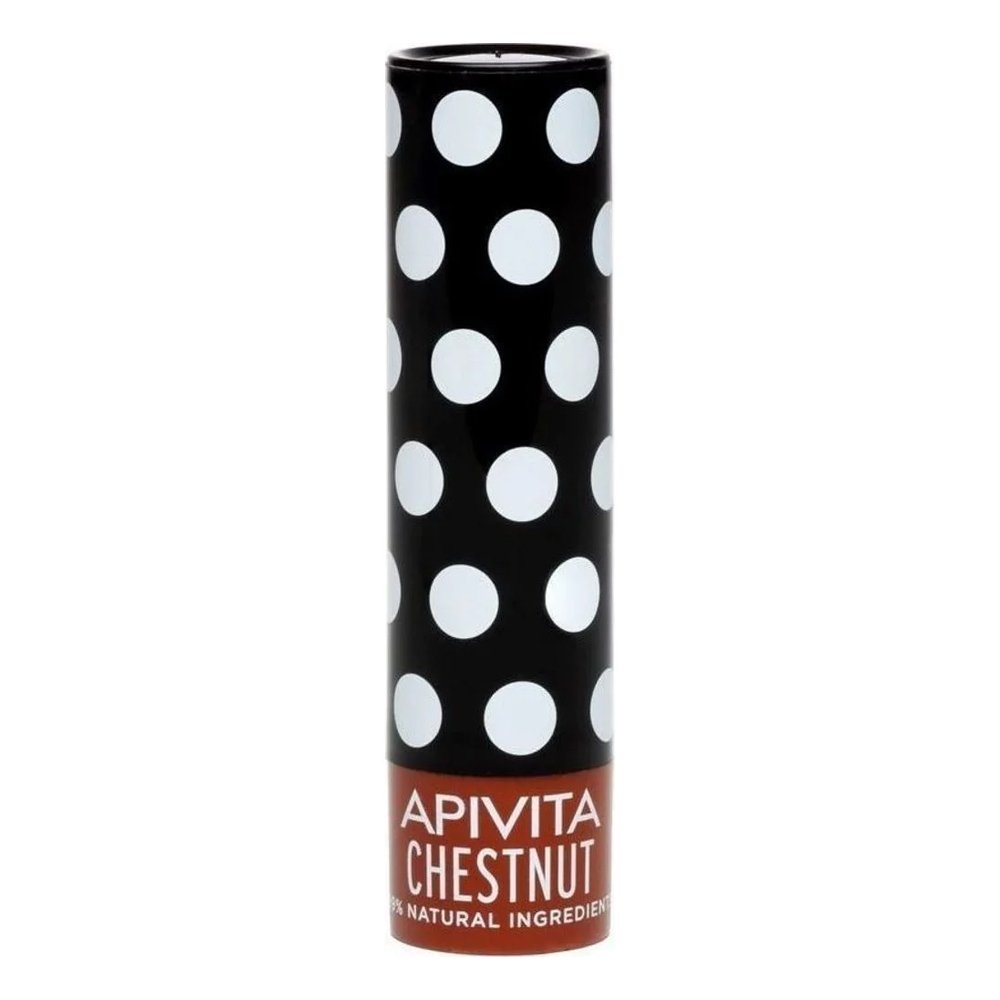 Apivita Lip Care Chestnut  Ενυδατικό Χειλιών Κάστανο, 4.4g