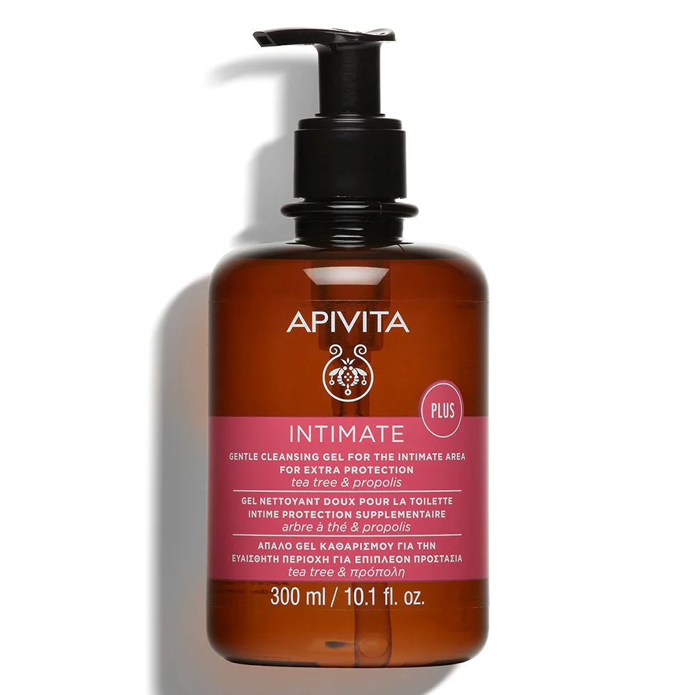 Apivita Intimate Plus Καθημερινό Απαλό Κρεμώδες Καθαριστικό για την Ευαίσθητη Περιοχή για Επιπλέον Άνεση, 300ml Apivita Intimate Plus Καθημερινό Απαλό Κρεμώδες Καθαριστικό για την Ευαίσθητη Περιοχή για Επιπλέον Άνεση, 300ml