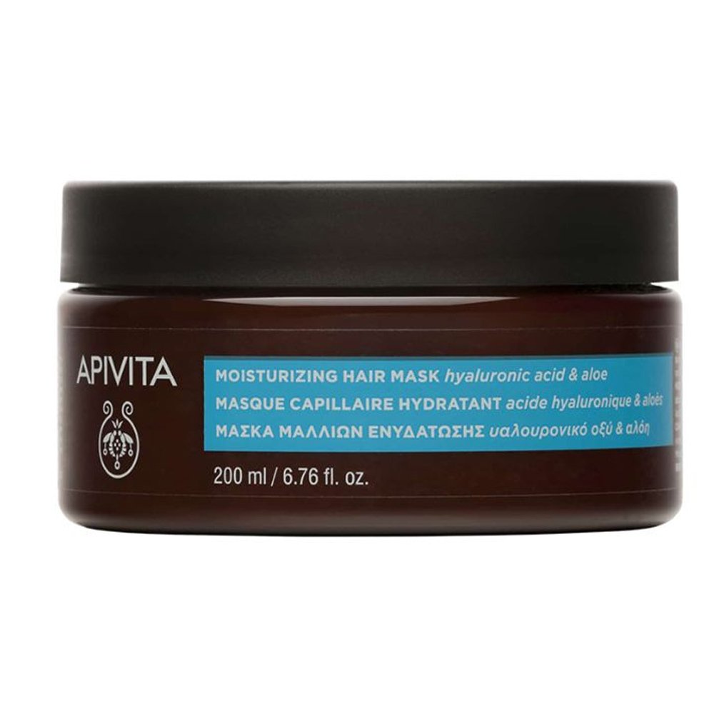 Apivita Hydration Moisturizing Hair Mask Μάσκα Ενυδάτωσης Μαλλιών, 200ml