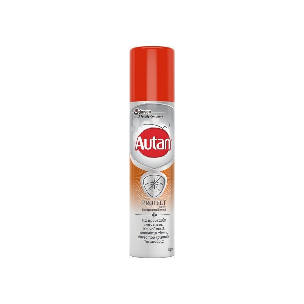 Autan Protect Spray για Προστασία Ενάντια σε Κουνούπια Τίγρης, Μύγες Που Τσιμπούν, Τσιμπούρια 100ml