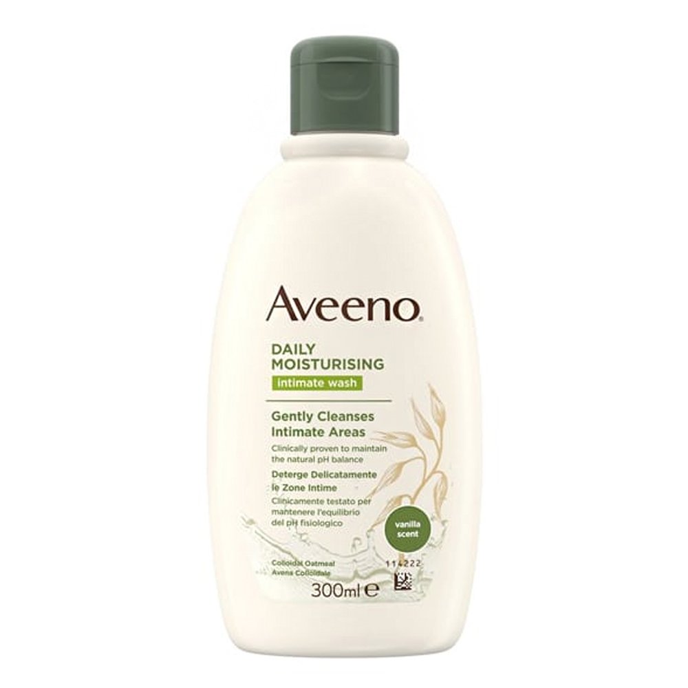 Aveeno Daily Moisturising Intimate Wash Υγρό Καθαρισμού για την Ευαίσθητη Περιοχή με Άρωμα Βανίλια, 300ml