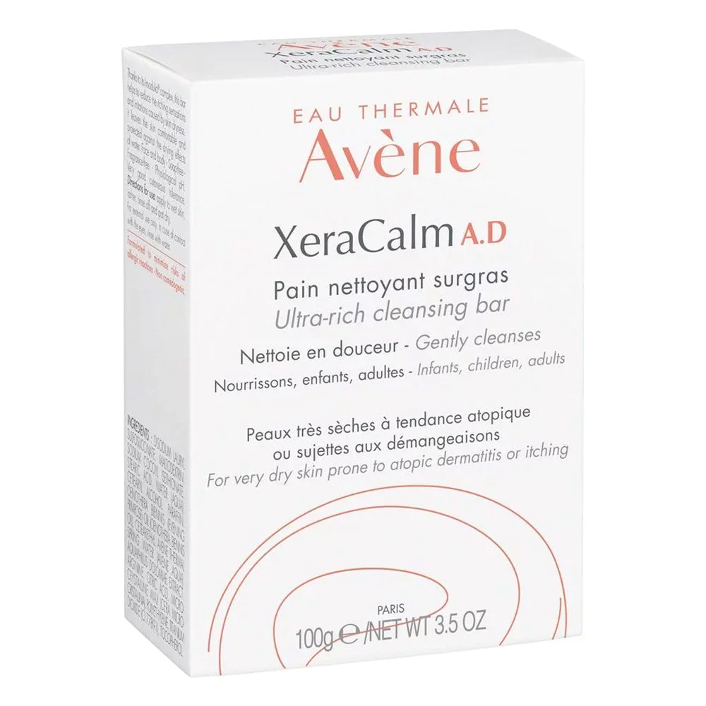 Avene Xeracalm A.D. Pain Nettoyant Surgras 100gr-Υπερλιπαντική Στερεά Πλάκα Σαπουνιού, 100gr Avene Xeracalm A.D. Pain Nettoyant Surgras 100gr-Υπερλιπαντική Στερεά Πλάκα Σαπουνιού, 100gr