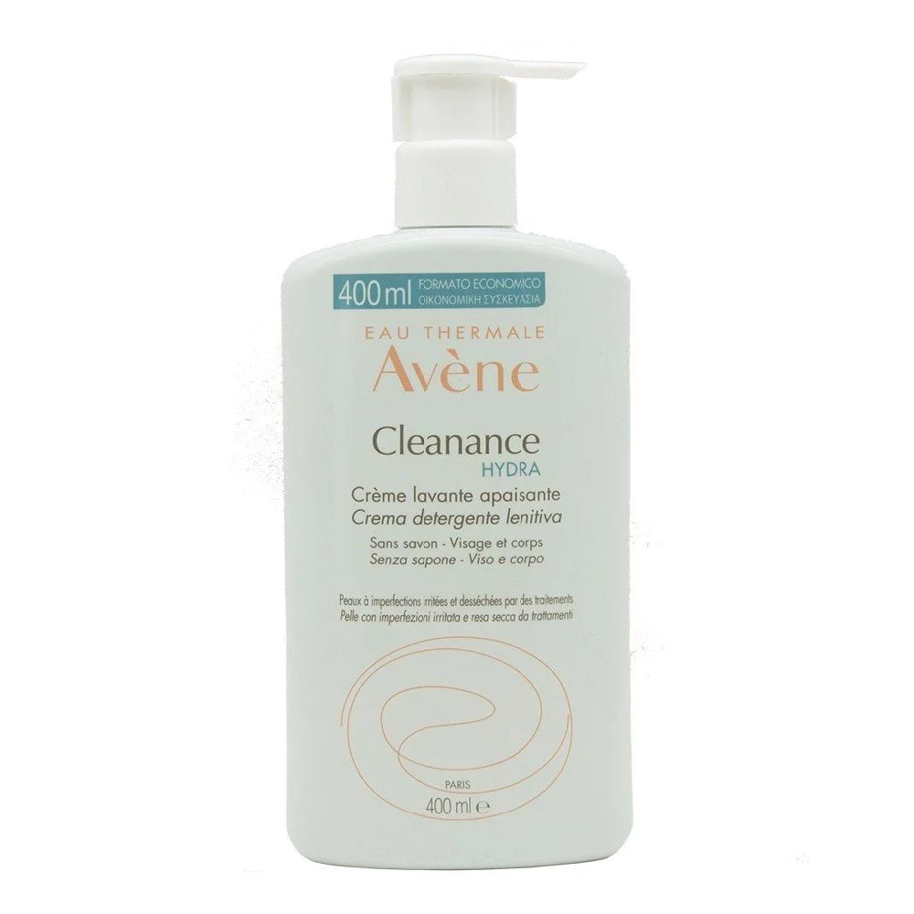Avene Cleanance Hydra Creme Lavante Apaisante Καταπραϋντική Κρέμα Καθαρισμού Χωρίς Σαπούνι, 400ml