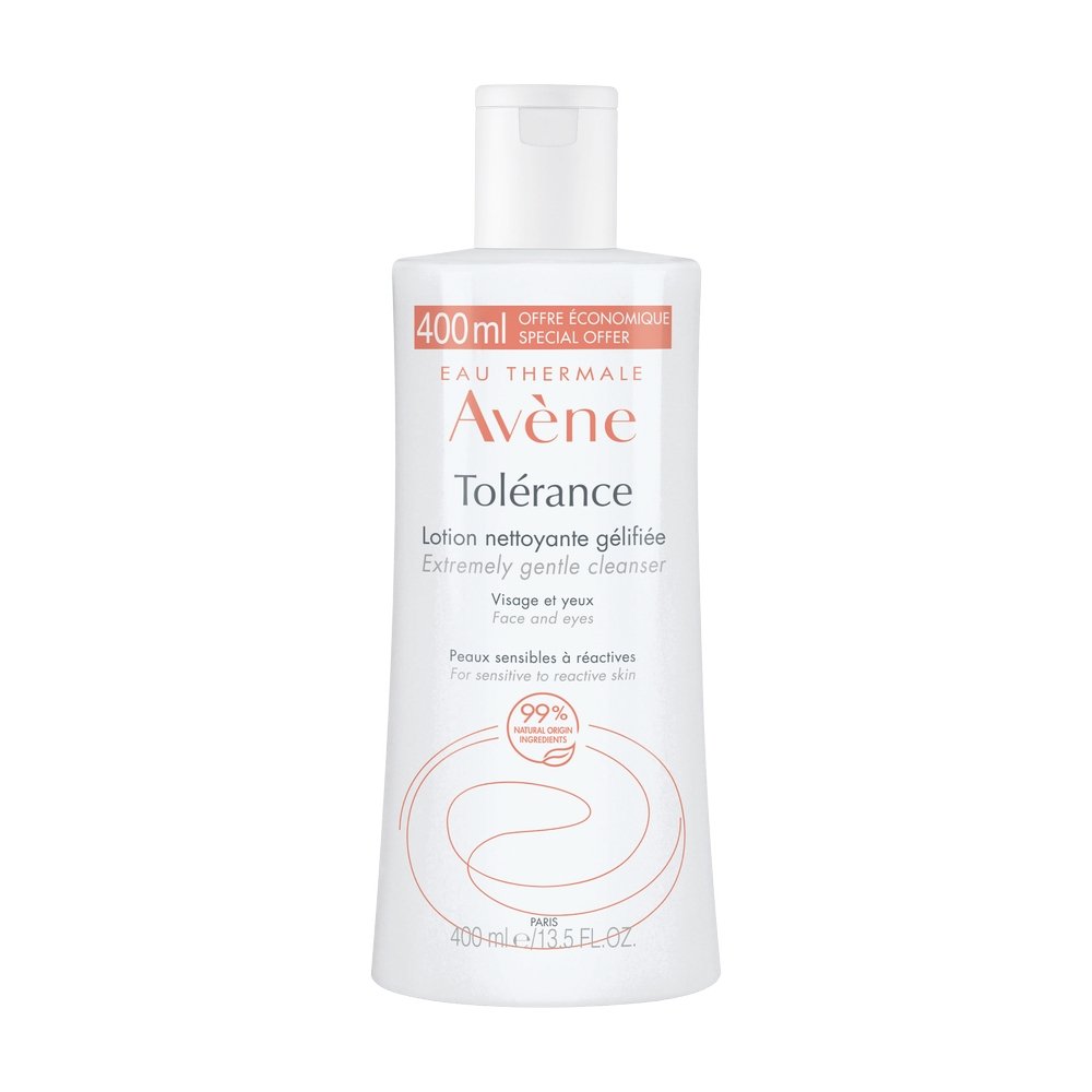 Avene Tolerance Lotion Nettoyante Gelifiee Λοσιόν Καθαρισμού Μακιγιάζ για Αντιδραστικό Ευαίσθητο Δέρμα, 400ml