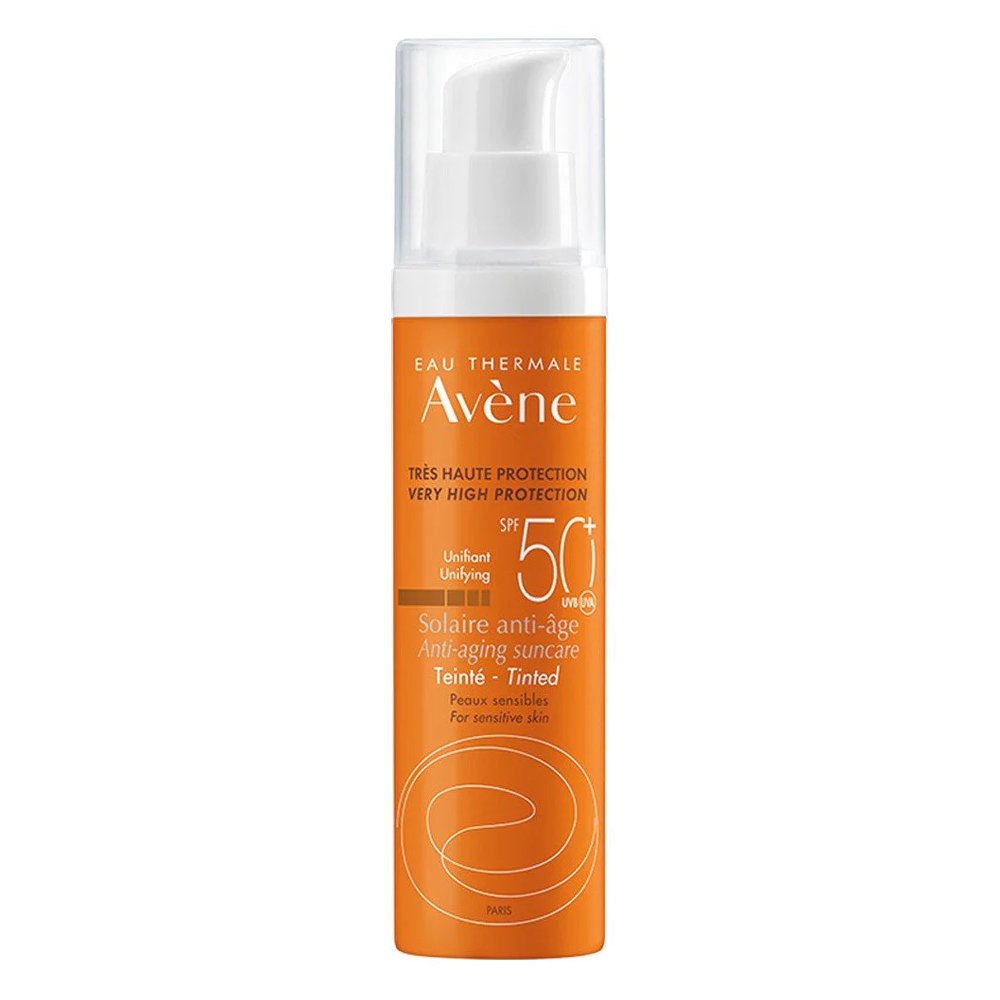 Avene Solaires Anti-Age Teinte SPF50+ Αντηλιακή Αντιγηραντική Κρέμα Προσώπου με Χρώμα, 50ml