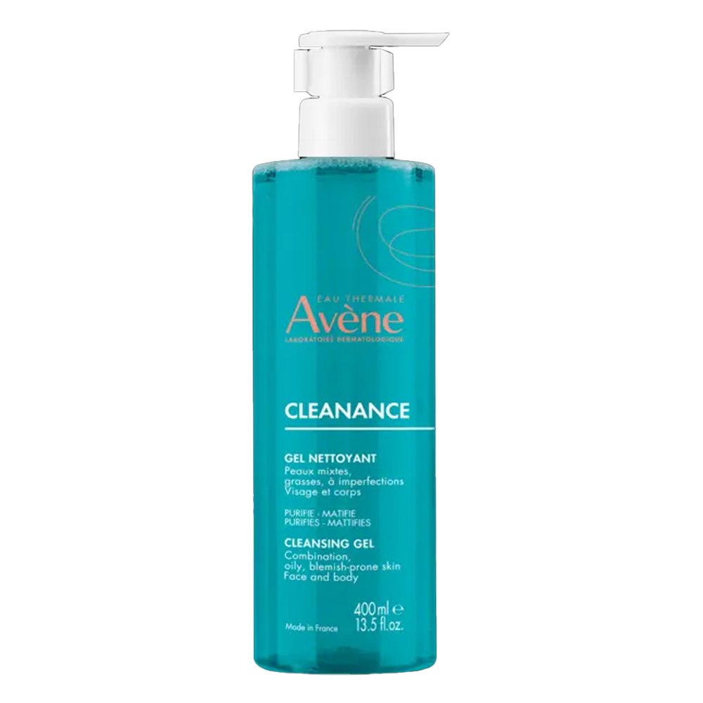 Avene Cleanance Gel Nettoyant Τζελ Καθαρισμού Προσώπου, 400ml