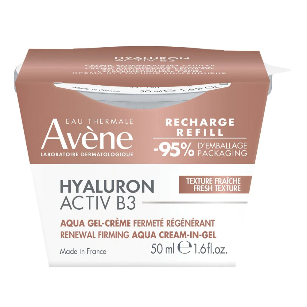 Avene Hyaluron Activ B3 Aqua Gel Cream Κρέμα Τζελ Aqua Κυτταρικής Ανάπλασης Refill, 50ml