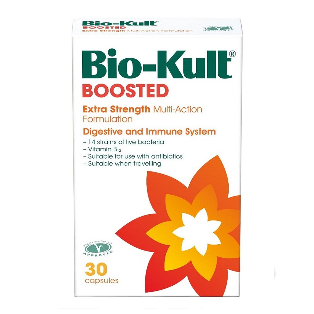 Bio-Kult Boosted Προβιοτικά Με Βιταμίνη Β12 Για Υγεία Πεπτικού & Ανοσοποιητικού, 30 κάψουλες