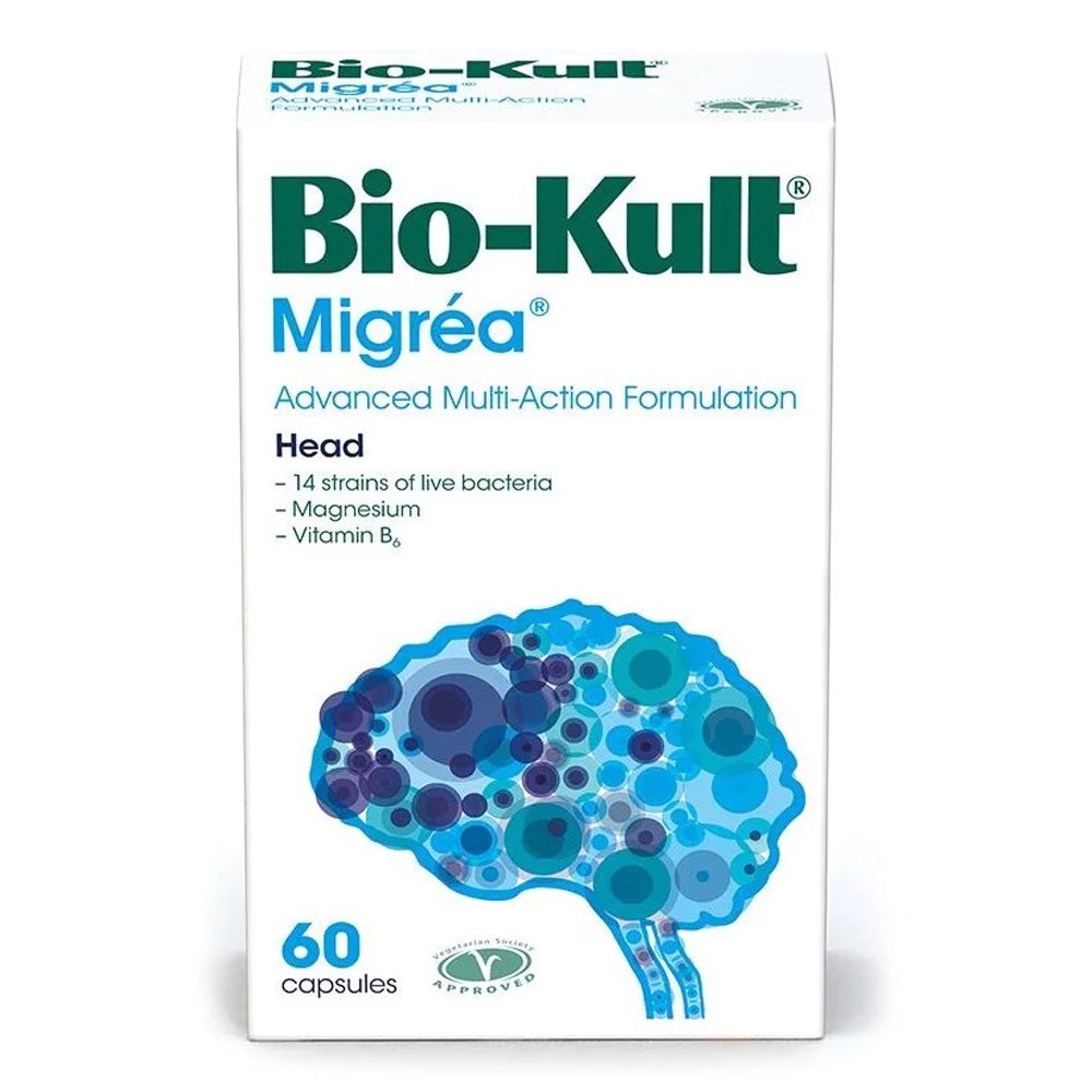 Bio-Kult Migrea Προβιοτική Φόρμουλα που Συμβάλλει στην Ομαλή Λειτουργία των Νεύρων του Εγκεφάλου, 60caps
