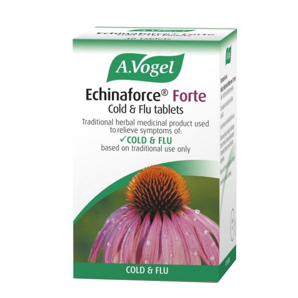A.VOGEL ECHINAFORCE FORTE COLD & FLU 40 TABS A.VOGEL ECHINAFORCE FORTE COLD & FLU 40 TABS