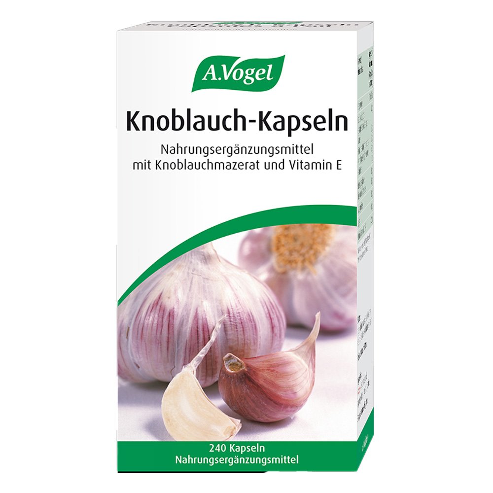 A.Vogel Knoblauch-Kapseln Κάψουλες με Φρέσκο Σκόρδο & Βιταμίνη E, 120 κάψουλες