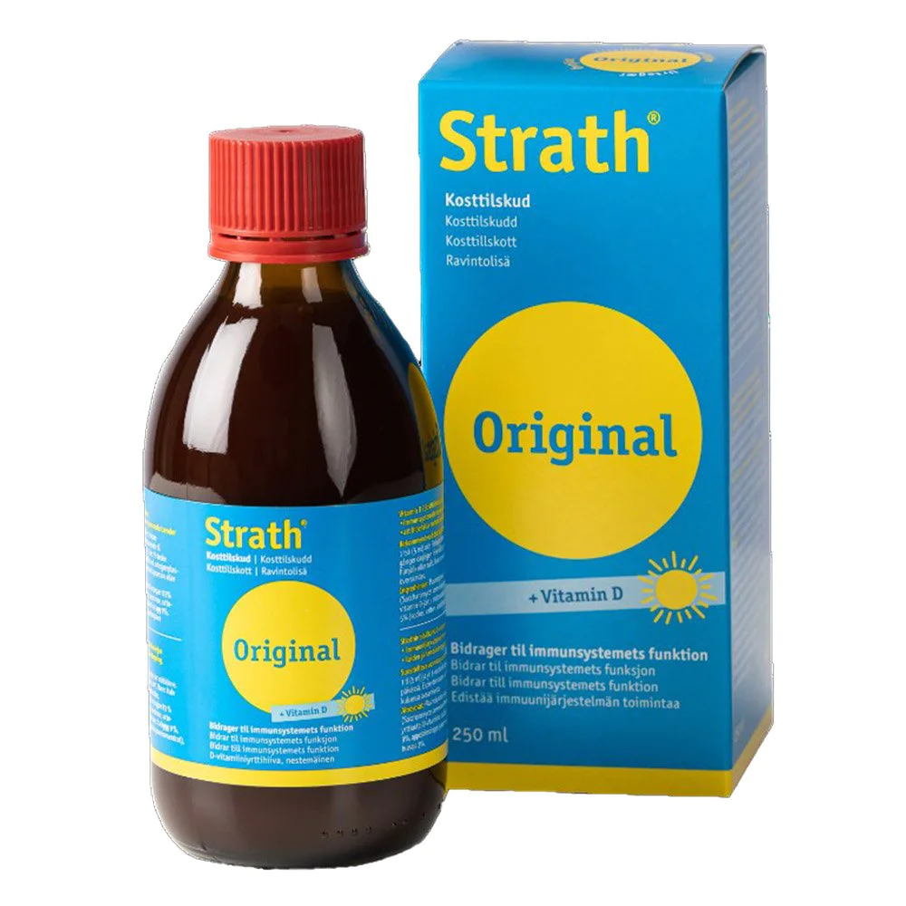 Strath Original + Vitamin D Πολυβιταμινούχο Σιρόπι, 250ml