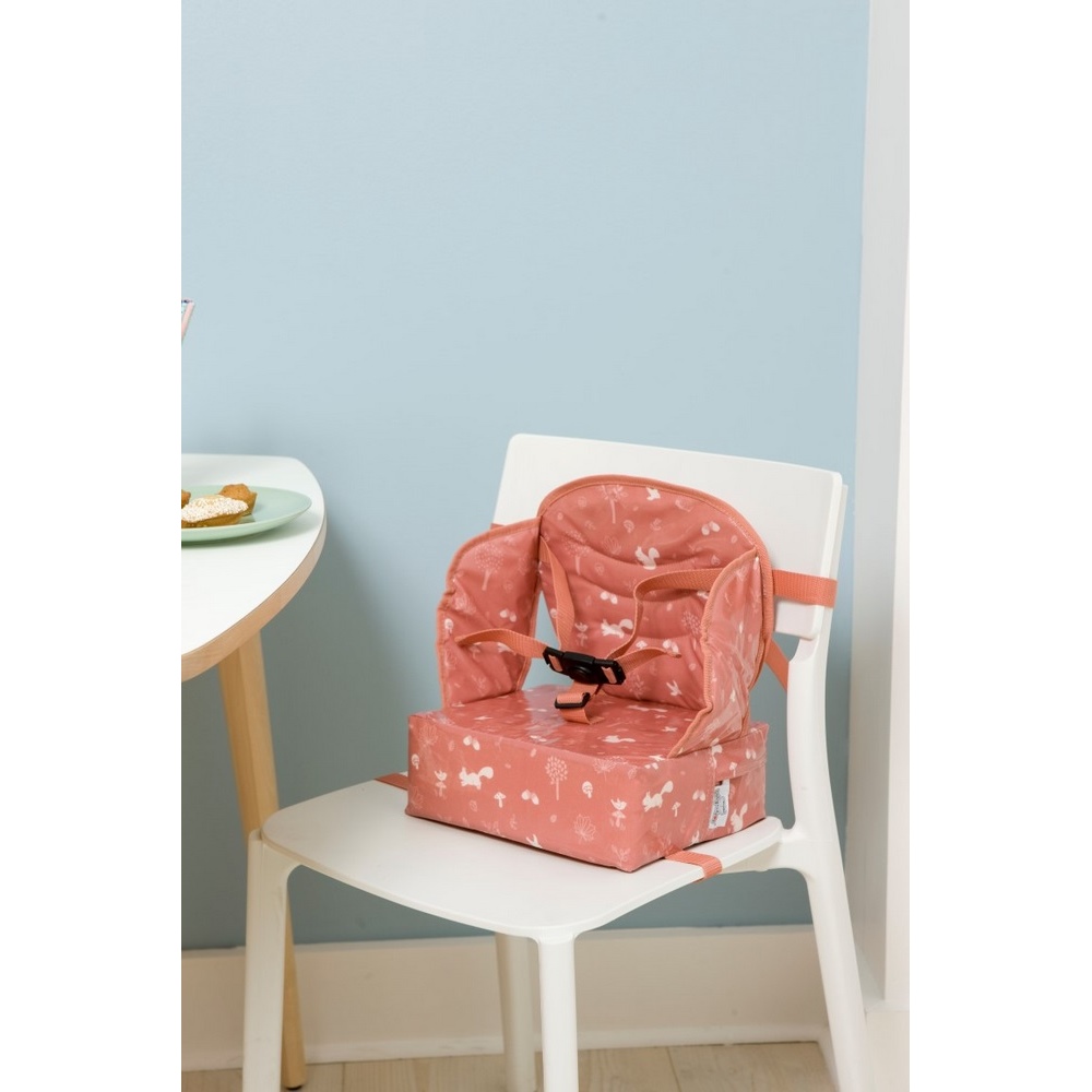 Baby To Love Easy Up Pink Forest Φορητό Καθισματάκι Φαγητού 6-36 Μηνών/Έως 15kg, 1τμχ