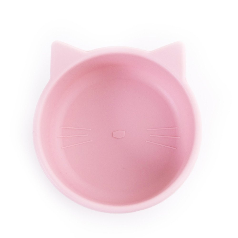 Babywise Kitty Shape Μπωλ Σιλικόνης Γατούλα SLW021 Pink, 1τμχ