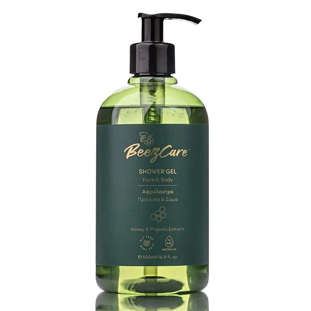 ILS Pharma Beezcare Brown Shower Gel, Face & Body Αφρόλουτρο Προσώπου και Σώματος με Μέλι & Πρόπολη, 500ml ILS Pharma Beezcare Brown Shower Gel, Face & Body Αφρόλουτρο Προσώπου και Σώματος με Μέλι & Πρόπολη, 500ml