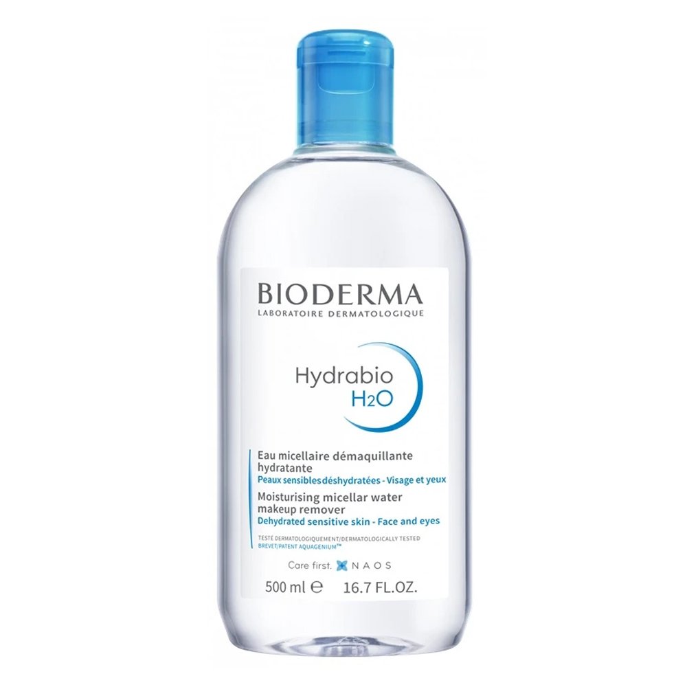  Bioderma Hydrabio H2O Micellar Water Makeup Remover, 500ml