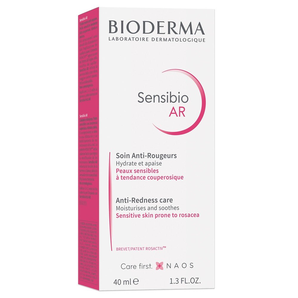 Bioderma Sensibio AR Ενυδατική & Καταπραϋντική Φροντίδα κατά της Ερυθρότητας για Καθημερινή Χρήση, 40ml