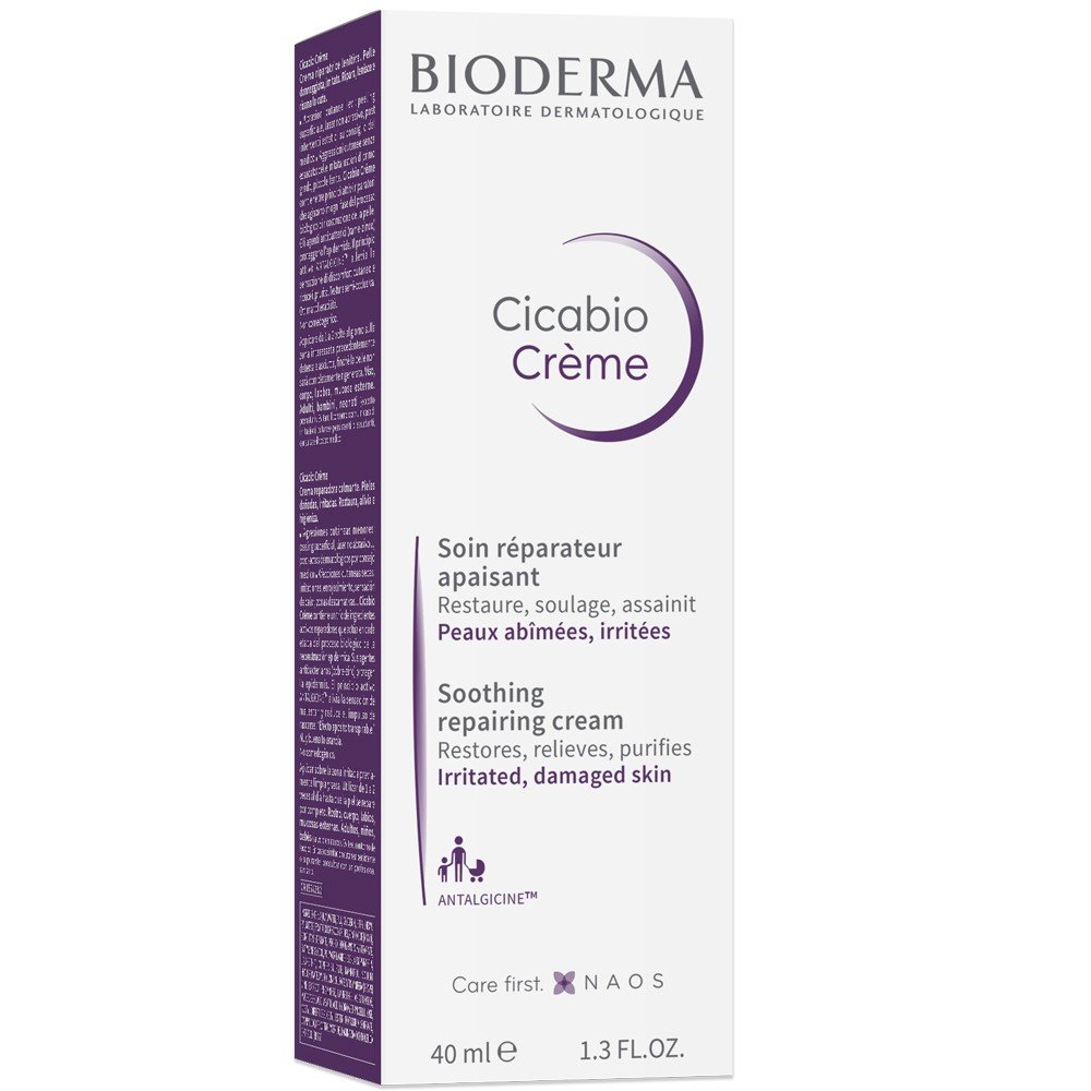 Bioderma Cicabio Creme Καταπραϋντική Ενυδατική & Επανορθωτική Κρέμα Ανάπλασης, 40ml