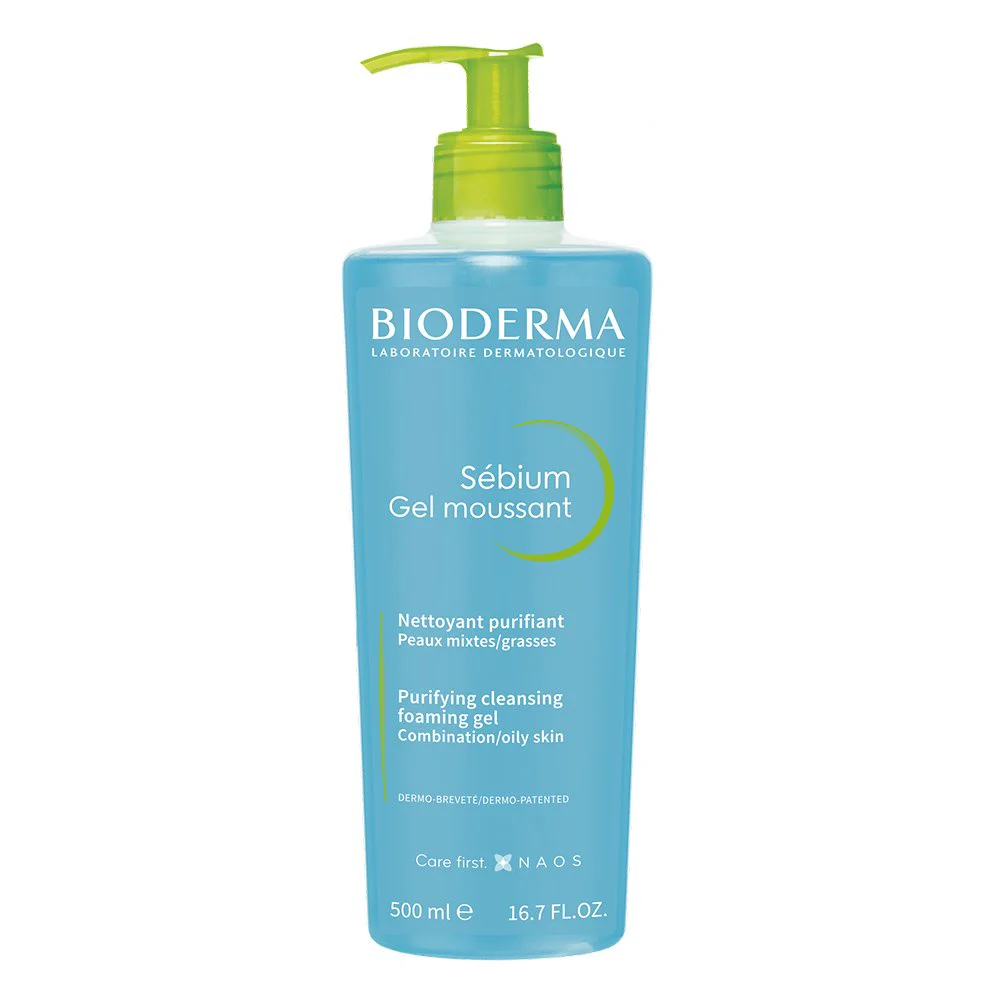 Bioderma Sebium Gel Moussant Απαλό Αφρίζον Gel Καθαρισμού για Μεικτό προς Λιπαρό ή με Τάση Ακμής Δέρμα, 500ml Bioderma Sebium Gel Moussant Απαλό Αφρίζον Gel Καθαρισμού για Μεικτό προς Λιπαρό ή με Τάση Ακμής Δέρμα, 500ml
