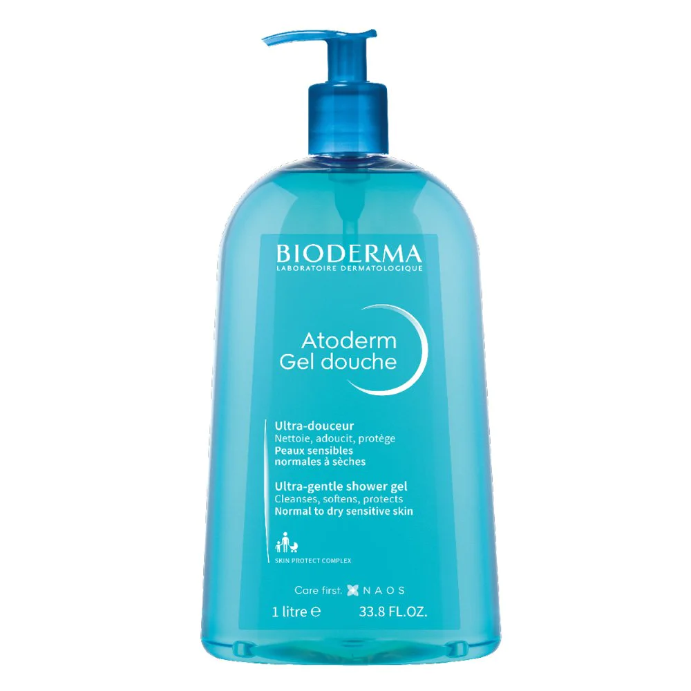 Bioderma Atoderm Gel Douche Καθημερινό Απαλό Αφρόλουτρο Χωρίς Σαπούνι που Σέβεται το Δέρμα, 1000ml Bioderma Atoderm Gel Douche Καθημερινό Απαλό Αφρόλουτρο Χωρίς Σαπούνι που Σέβεται το Δέρμα, 1000ml