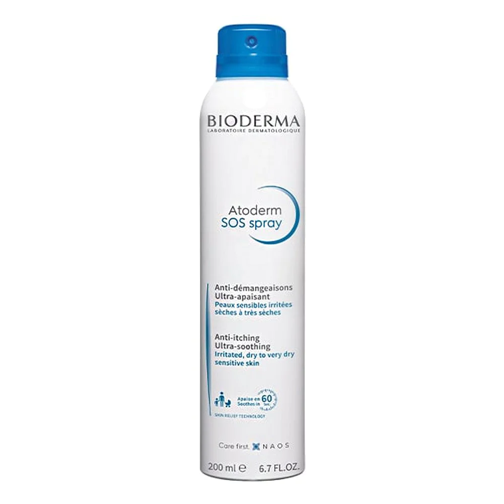 Bioderma Atoderm SOS Spray με Αντικνησμώδη Καταπραϋντική Δράση για το Πολύ Ξηρό & Ευαίσθητο Δέρμα, 200ml Bioderma Atoderm SOS Spray με Αντικνησμώδη Καταπραϋντική Δράση για το Πολύ Ξηρό & Ευαίσθητο Δέρμα, 200ml