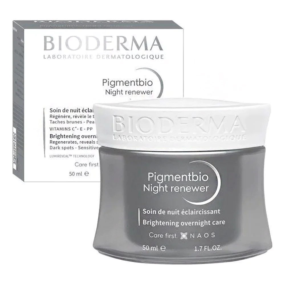 Bioderma Pigmentbio Night Renewer Κρέμα Φωτεινότητας για Όλη τη Νύχτα Δέρμα με Τάση Υπερμελάγχρωσης, 50ml Bioderma Pigmentbio Night Renewer Κρέμα Φωτεινότητας για Όλη τη Νύχτα Δέρμα με Τάση Υπερμελάγχρωσης, 50ml