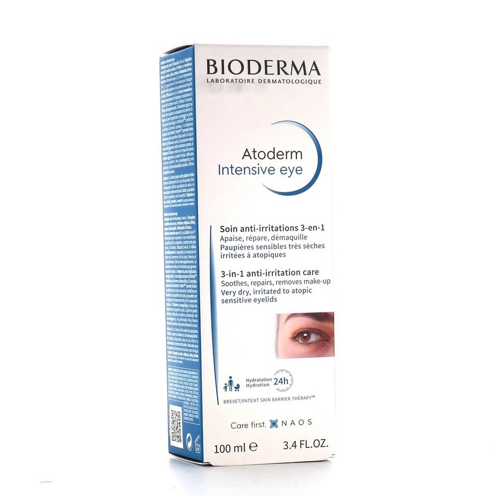 Bioderma Atoderm Intensive Eye 3in1 Φροντίδα για Ξηρά & Ερεθισμένα Βλέφαρα & Μάτια, 100ml