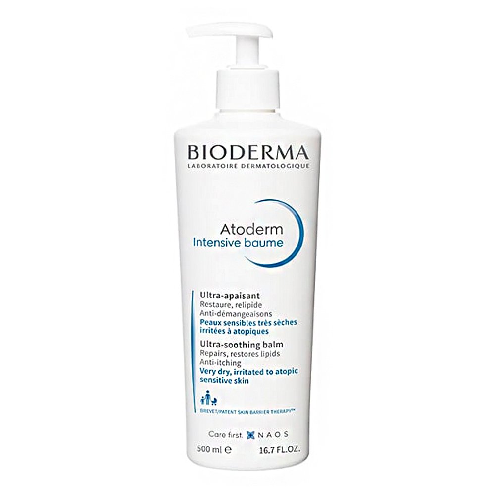 Bioderma Atoderm Intensive Baume Εξαιρετικά Καταπραϋντικό Βάλσαμο για Ευαίσθητο πολύ Ξηρό έως Ατοπικό Δέρμα, 500ml