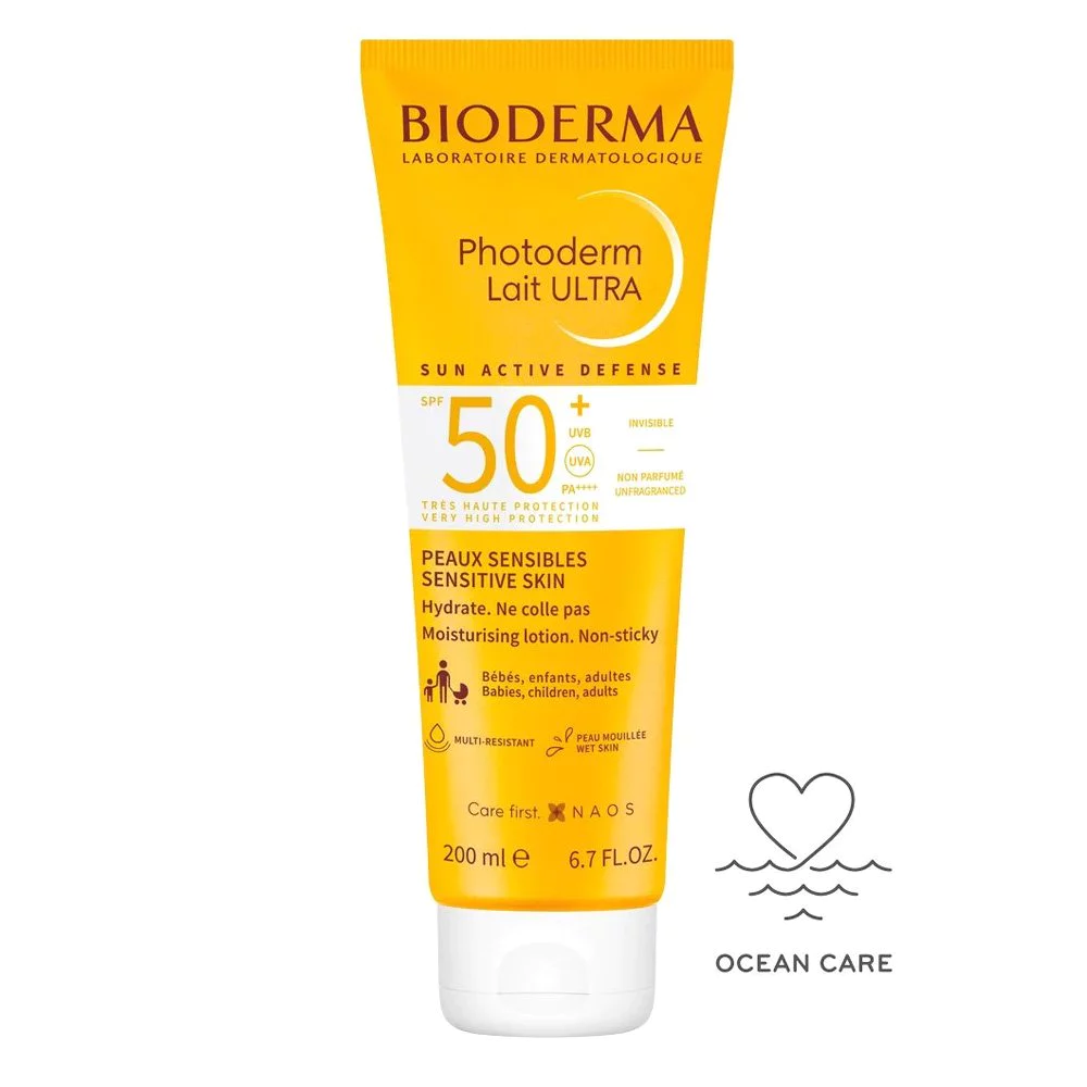Bioderma Photoderm Lait Ultra Moisturising Lotion SPF50 Πολύ Υψηλή Προστασία Ενισχυμένη Κατά των UVA, 200ml